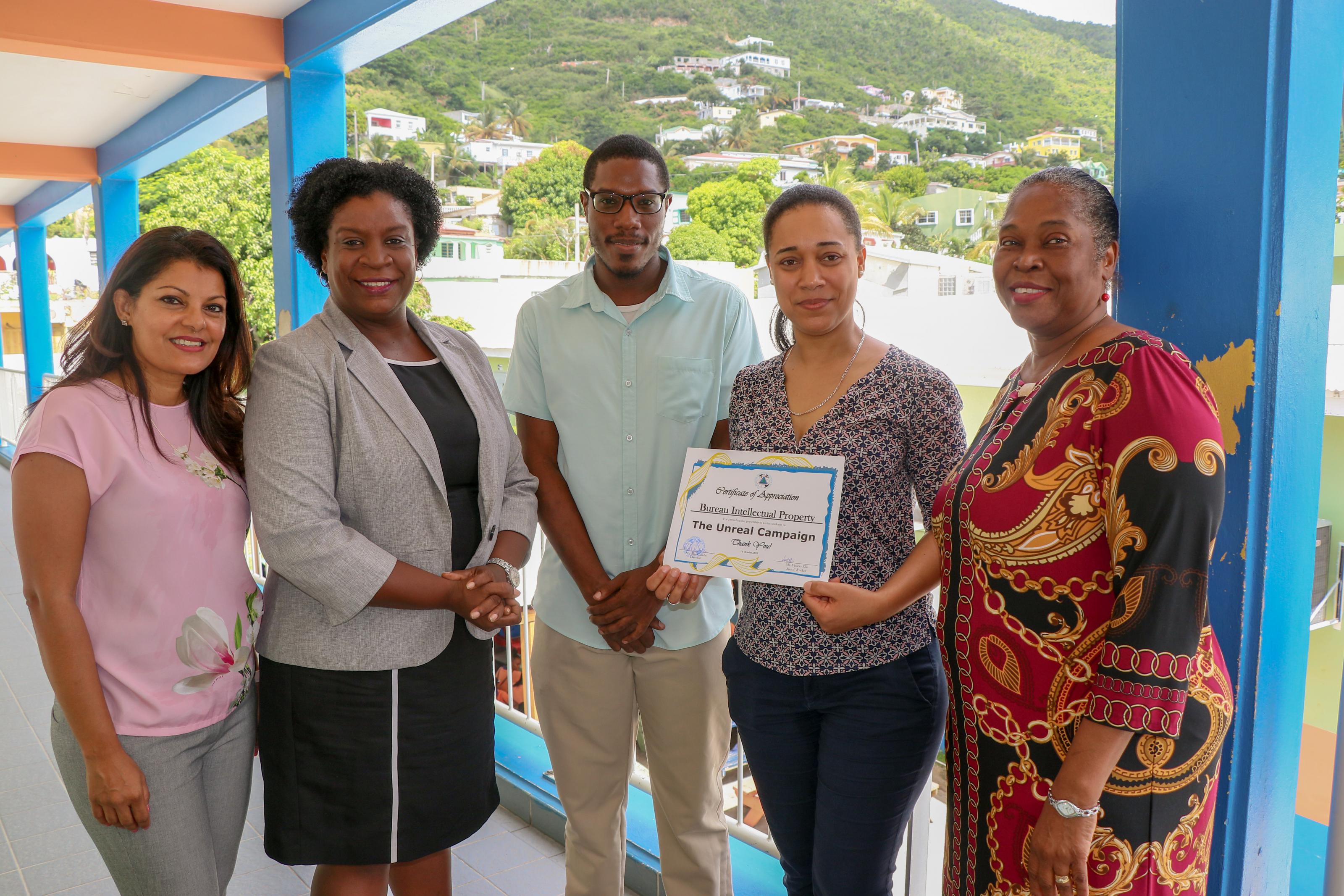 BIP SXM continues the unreal campaign at the Sint Maarten Vocational Training School